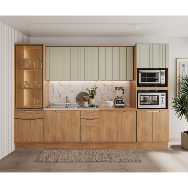 COCINA MODULADA COMPLETA - 100% MDF - 7 módulos COCINA MODULADA COMPLETA - 100% MDF - 7 módulos