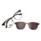 Lentes 2 En 1 Chilli Beans Beatles Cuadrado Unisex Marrón/Marrón