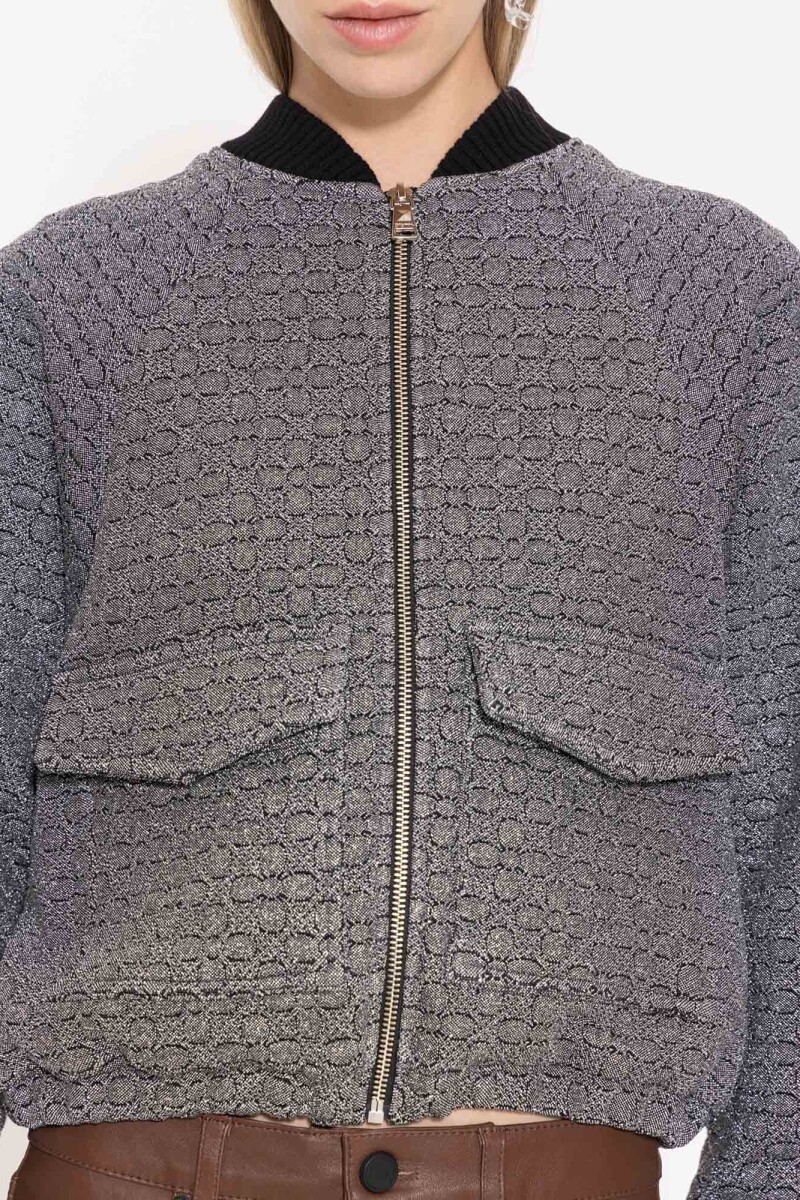 CHAQUETA SILVER Plata