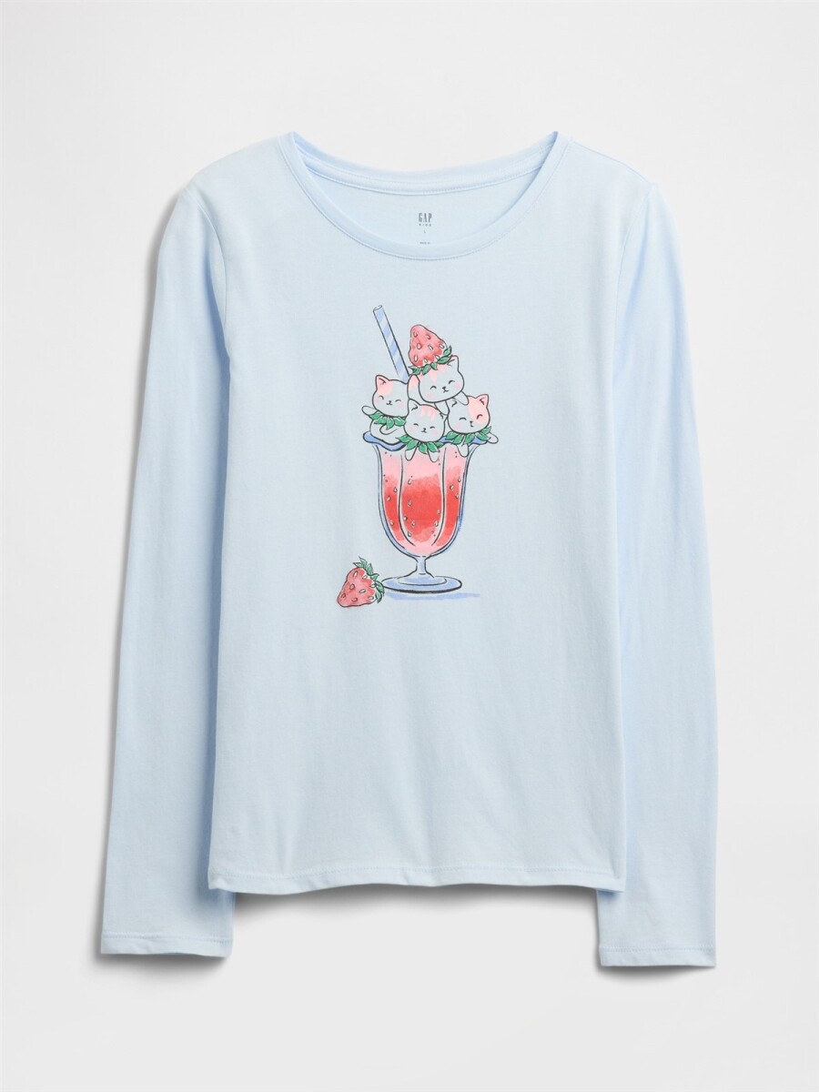 Remera Gráfico Niña - New Off White 