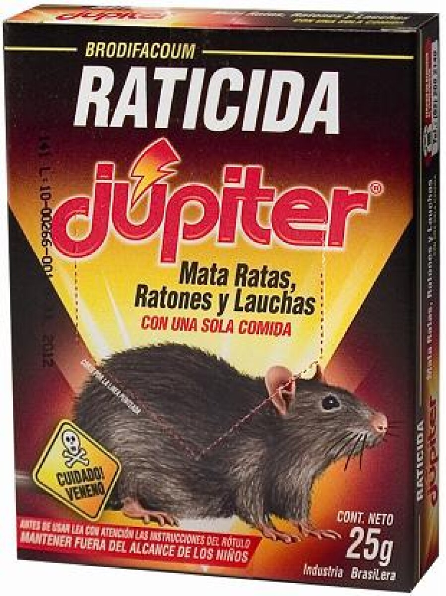 RATICIDA JUPITER 25 GRS 