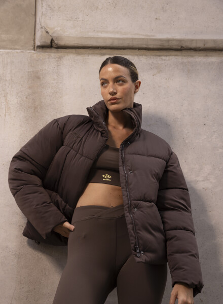 Campera corta umbro Marron