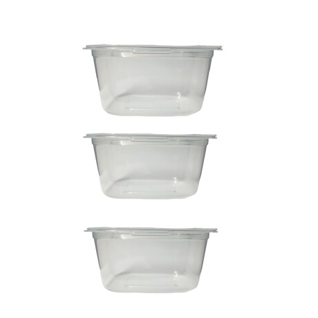 Contenedor de alimentos 630ml 3pcs Contenedor de alimentos 630ml 3pcs