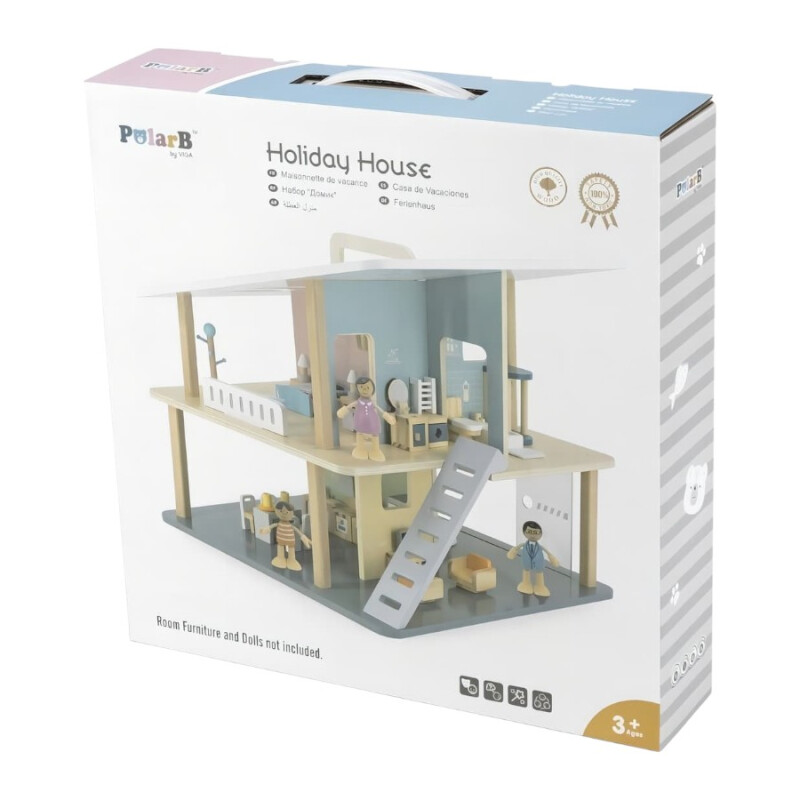 Casita de madera para muñecas Polar B Casita de madera para muñecas Polar B