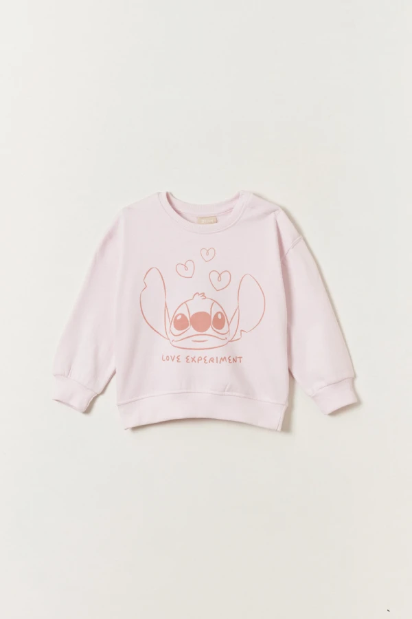 Buzo deportivo Estampa Stich Lila