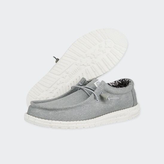 Calzado Hey Dude Wally Canvas Gris