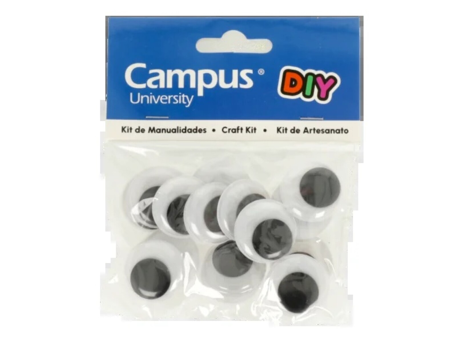 Ojitos plásticos Campus 25mm 15 unidades 