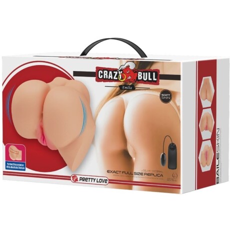 Masturbador Realístico Ano y Vagina Crazy Bull Emilia Masturbador Realístico Ano y Vagina Crazy Bull Emilia