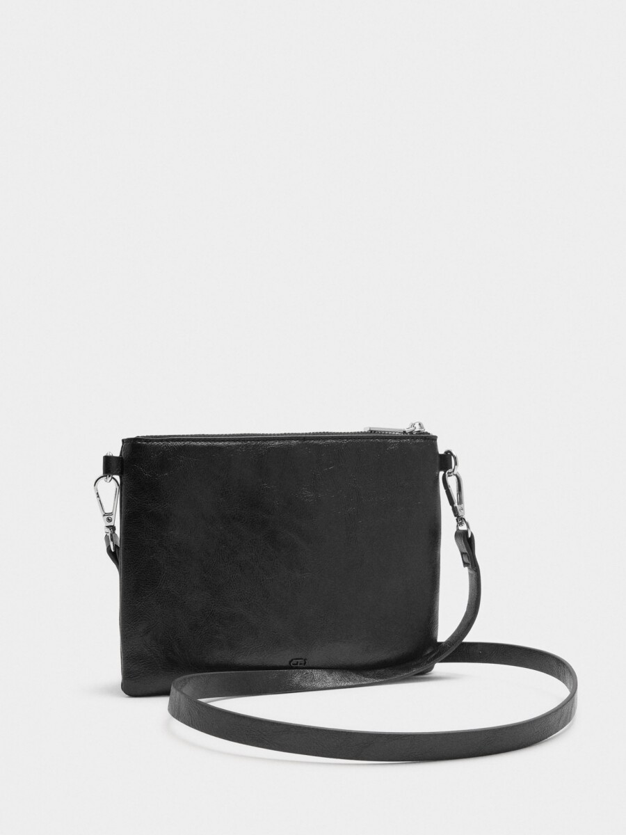 Bolso Bandolera Con Tachuelas negro