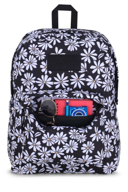 MOCHILA JANSPORT SUPERBREAK PUNK PANSIES BLACK