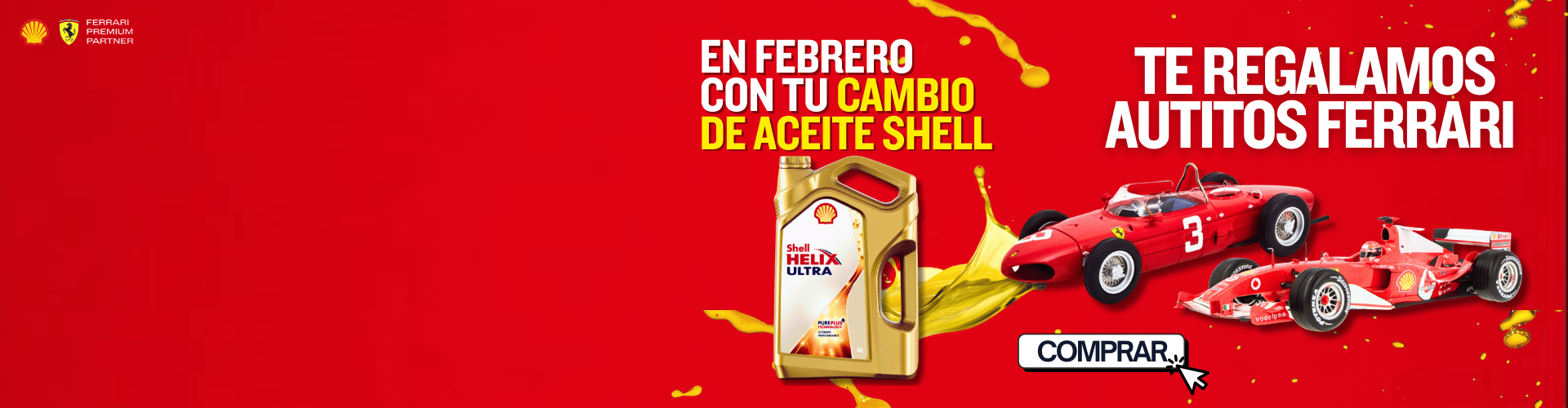 Promo Shell + autitos ferrari de regalo