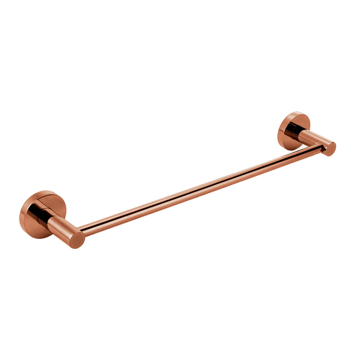 Toallero Barral 40Cm Terminacion Oro Rose 