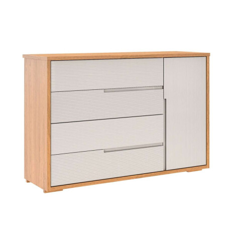 Comoda Zapatera Concept 4 cajones 1 puerta Beige