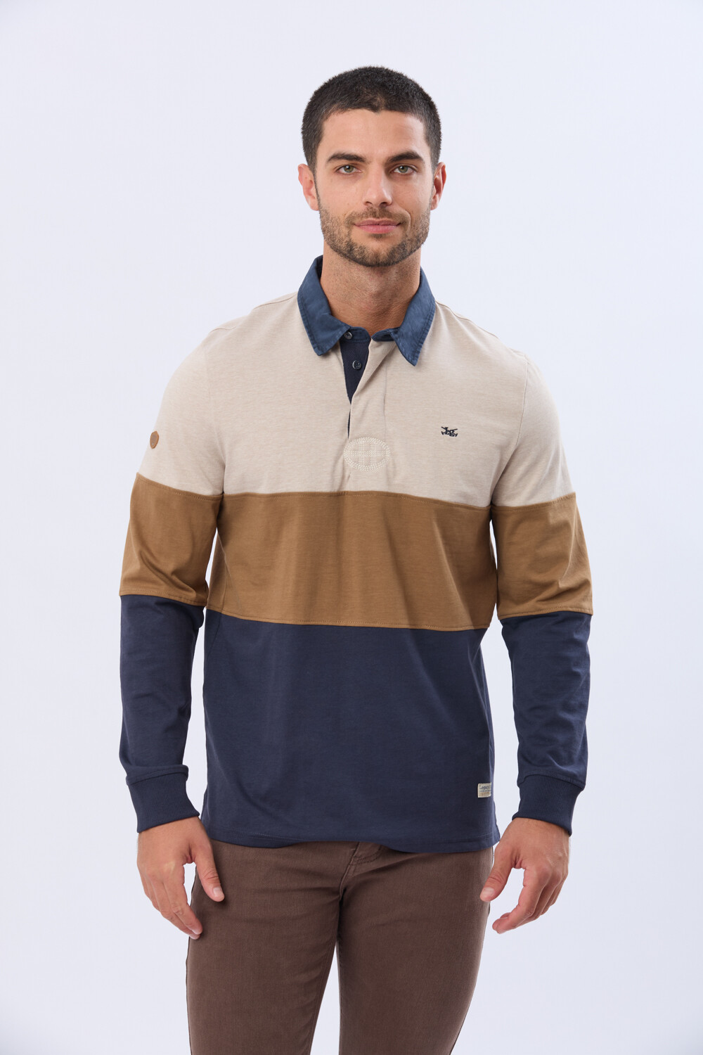 REMERA POLO DE ALGODÓN Beige
