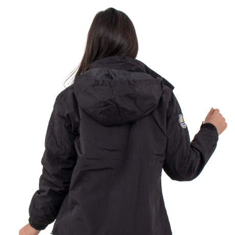 Campera Taslon Dama Negra