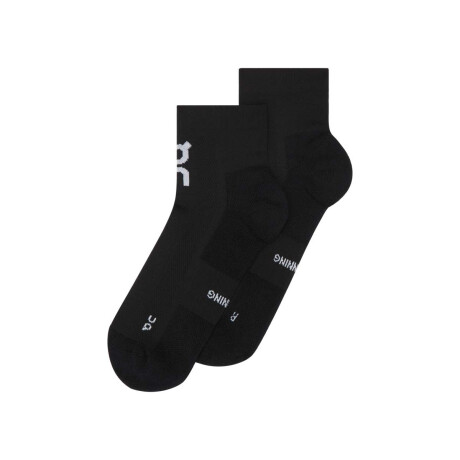 Medias Core Run Sock Alto Unisex Negro