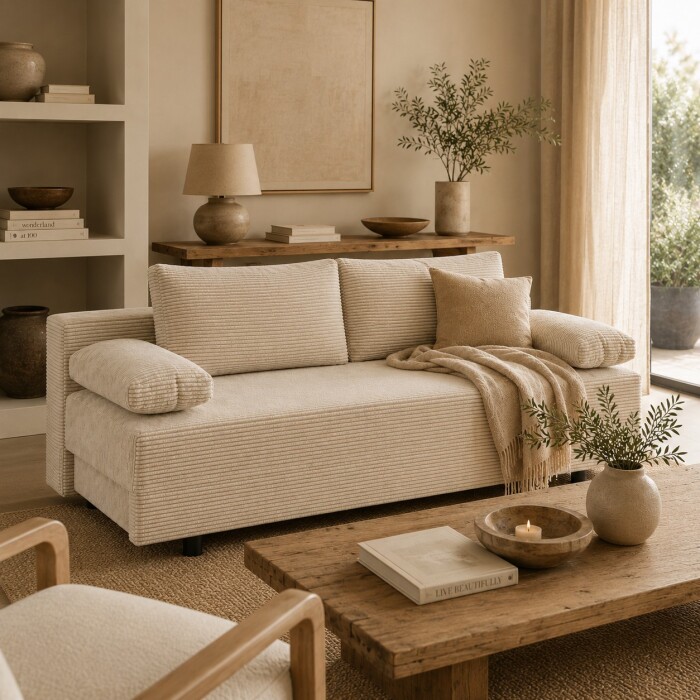 Sillón Cama Francis Beige