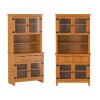 Cristalero Aparador Madera 4 Puertas 2 Cajones 2 Estantes Lumax Cristalero Aparador Madera 4 Puertas 2 Cajones 2 Estantes Lumax