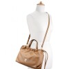 Satchel Handbag Sudney Dark Camel