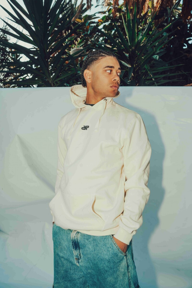 Hoodie Religión - Crema 
