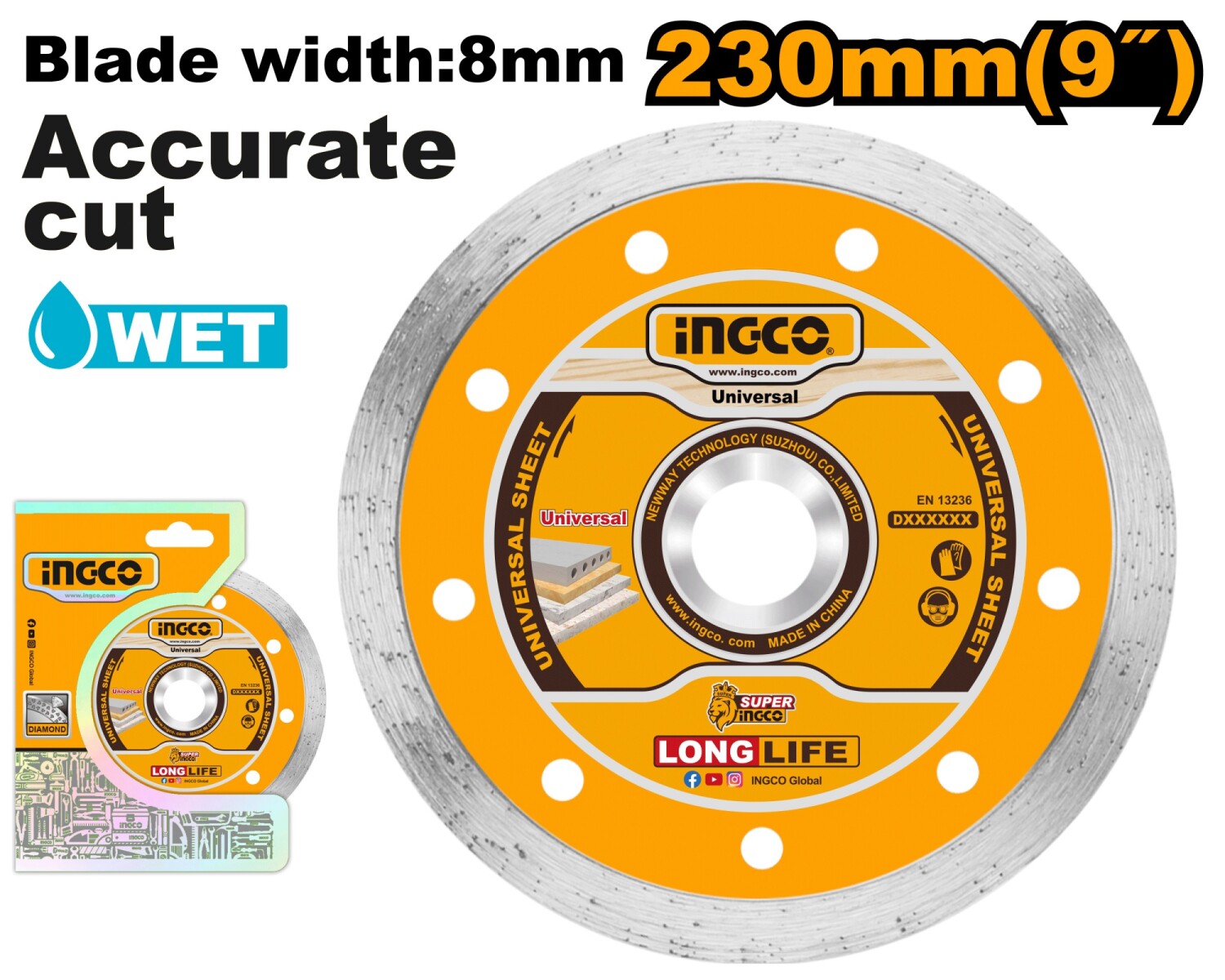 DISCO CONTINUO 9´´X22.2X8MM DMD022302 