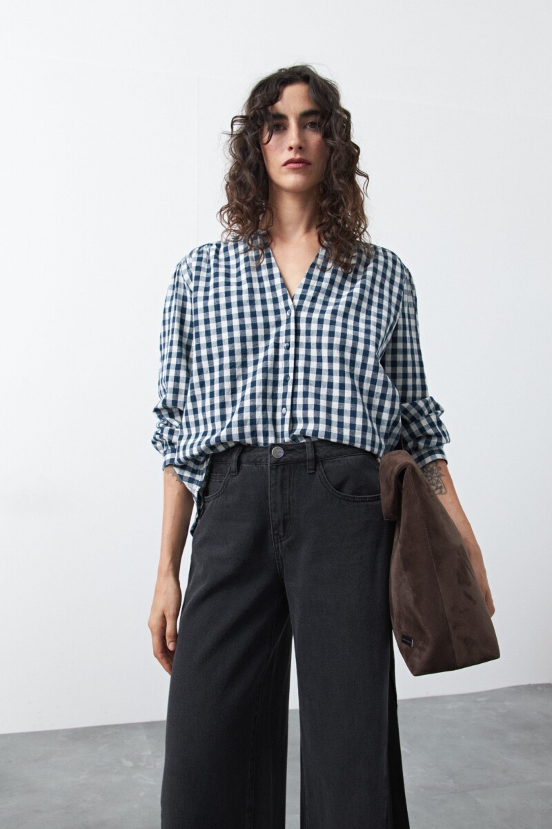 CAMISA CHER Azul Oscuro