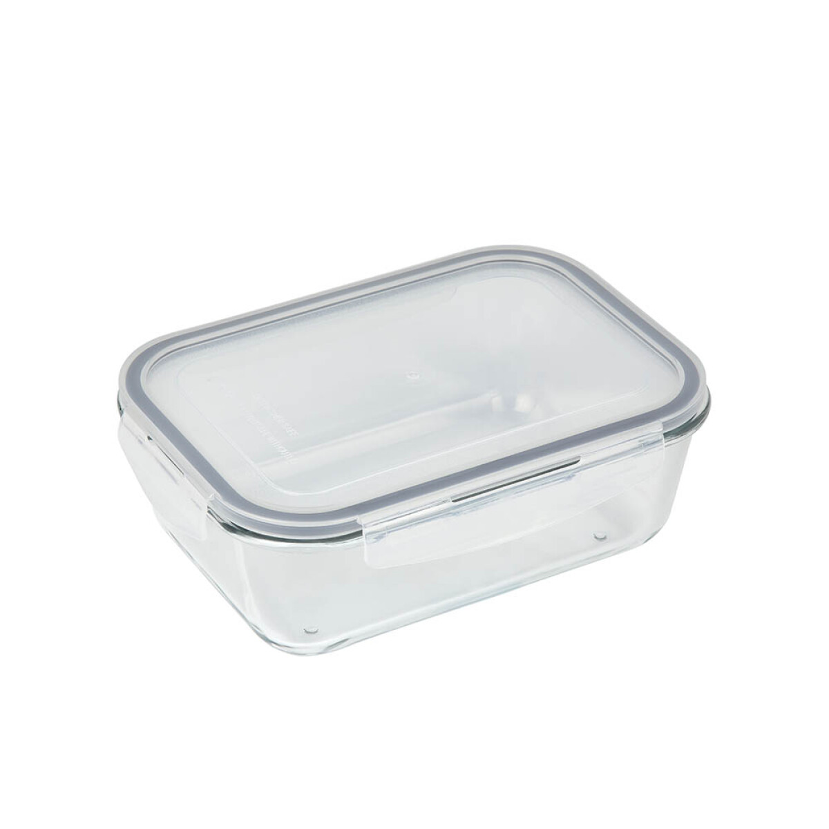 POTE VIDRIO RECTANGULAR 1,5 LT HERMETICO 