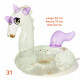 Inflable Posa Vaso Bebida Para Piscina Variedad Diseños 3 Unicornio 2