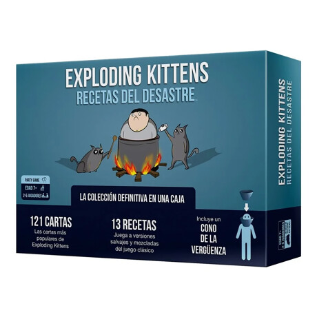 Juego De Mesa Exploding Kittens Recetas Del Desastre +7 001