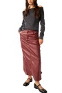 CITY SLICKER VEGAN MAXI Bordo