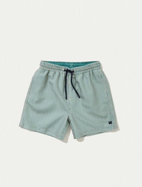 BERMUDA INFANTIL ESTAMPADA VERDE
