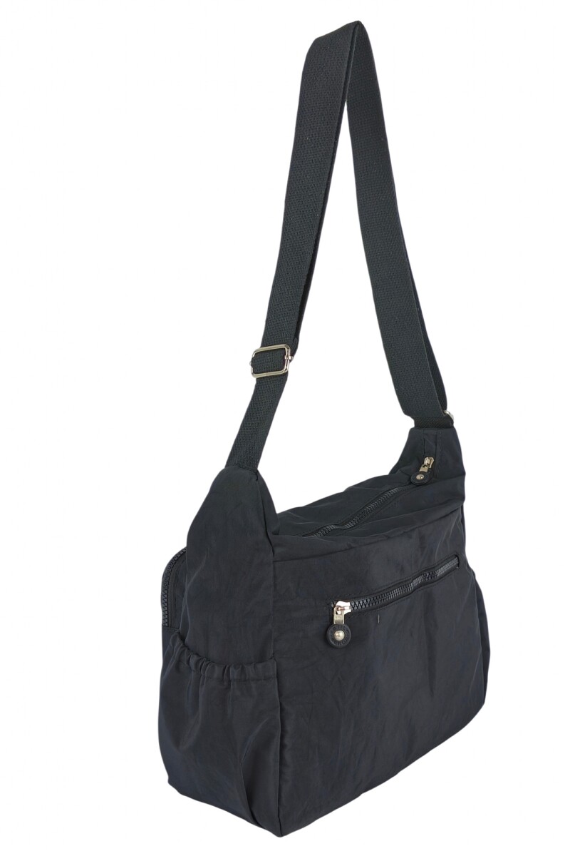 Morral con bolsillos Morral con bolsillos negro
