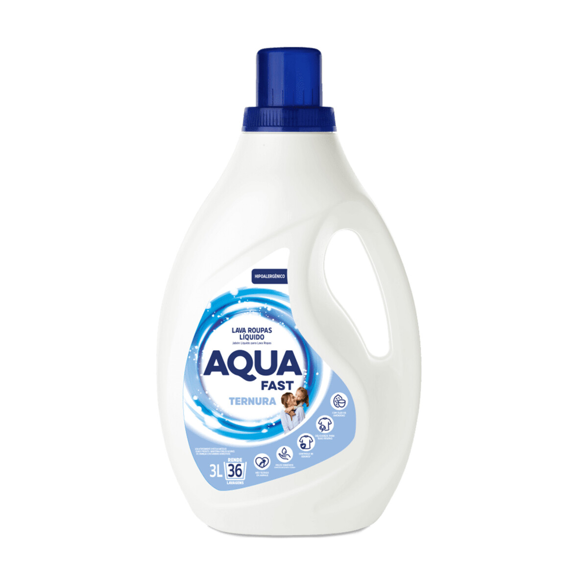 JABON LIQUIDO AQUAFAST 3 LTS TERNURA 
