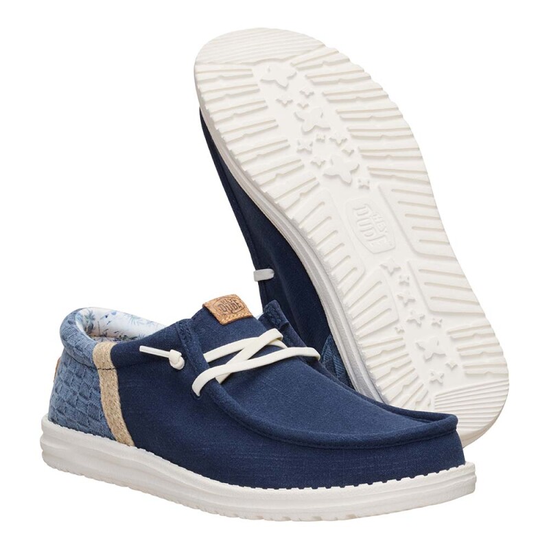 Wally Funk Summer Stitch Navy Blazer/multi