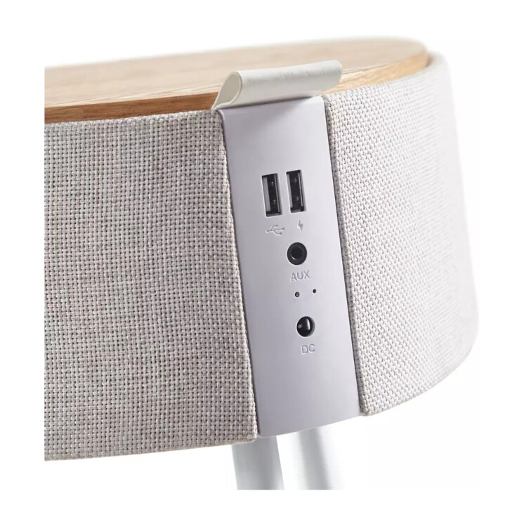 Mesa blueMAN Parlante Bluetooth S Roble Negro