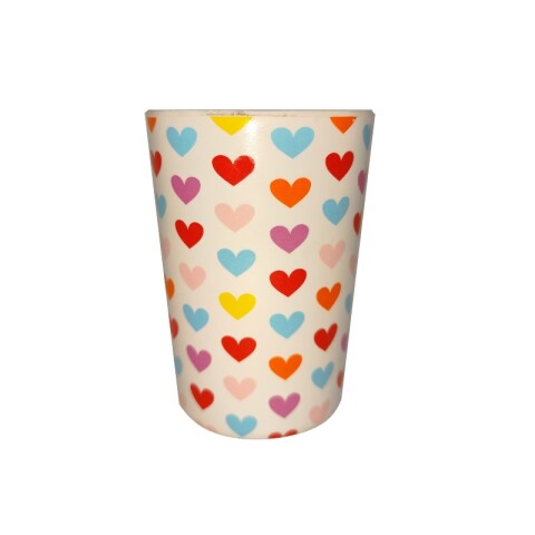 Outlet Vaso de melamina diseño corazones Outlet Vaso De Melamina Diseño Corazones