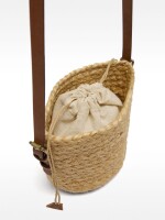 Bolso Bombonera De Yute natural