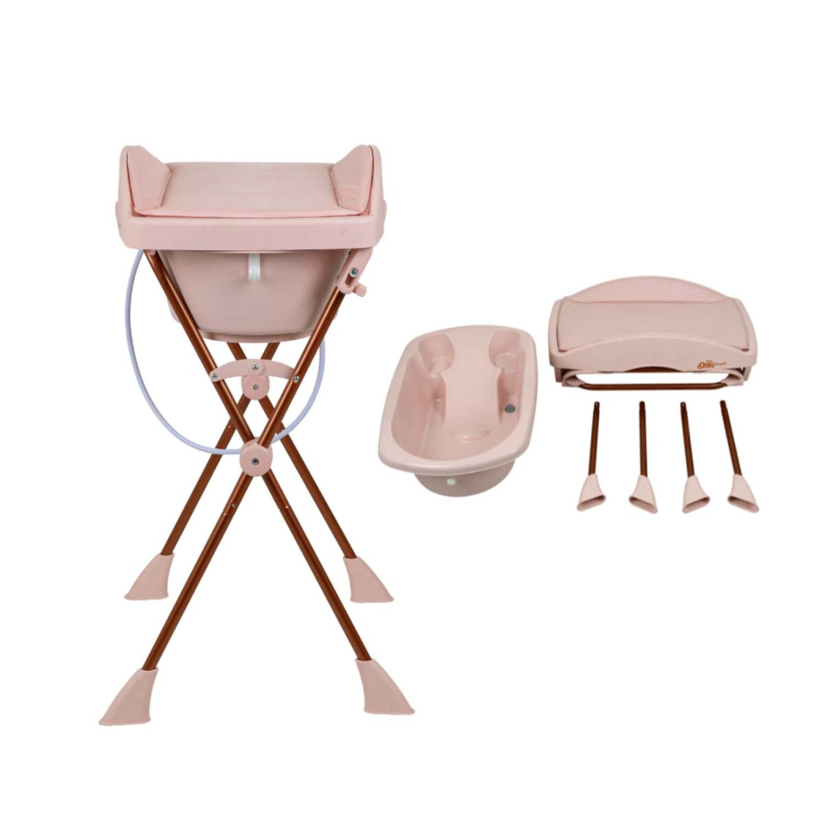 Bañera Rosa Burigotto con Cambiador - ROSA 