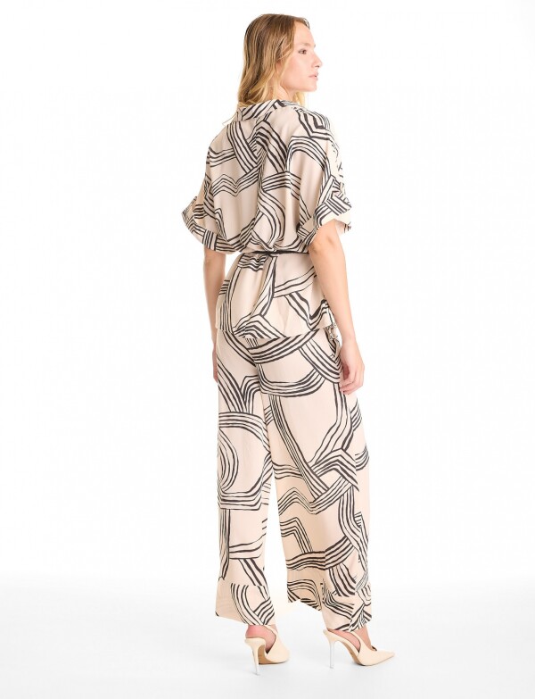 Conjunto Camisa & Pantalon NEGRO/BEIGE