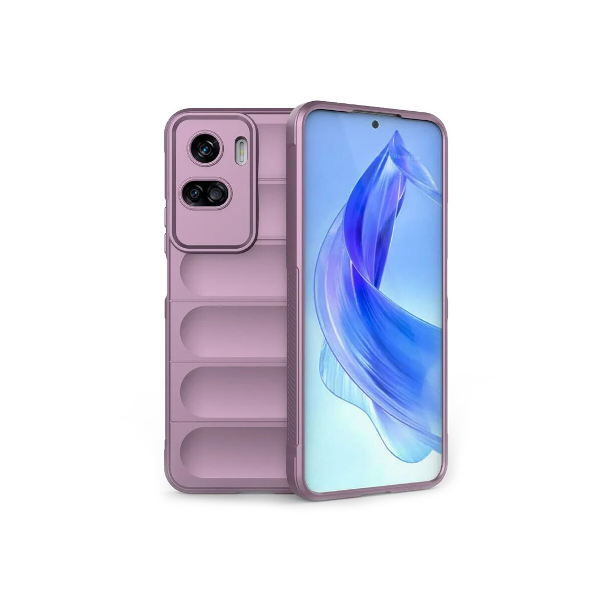 Protector para Honor 90 Lite con textura color púrpura 