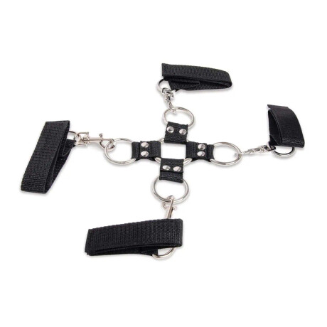 Kit de 7 piezas Sujeción y Mordaza c/Bola Lux Fetish Kit de 7 piezas Sujeción y Mordaza c/Bola Lux Fetish