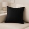 Funda de almohadones lisa 43 x 43 cm NEGRO