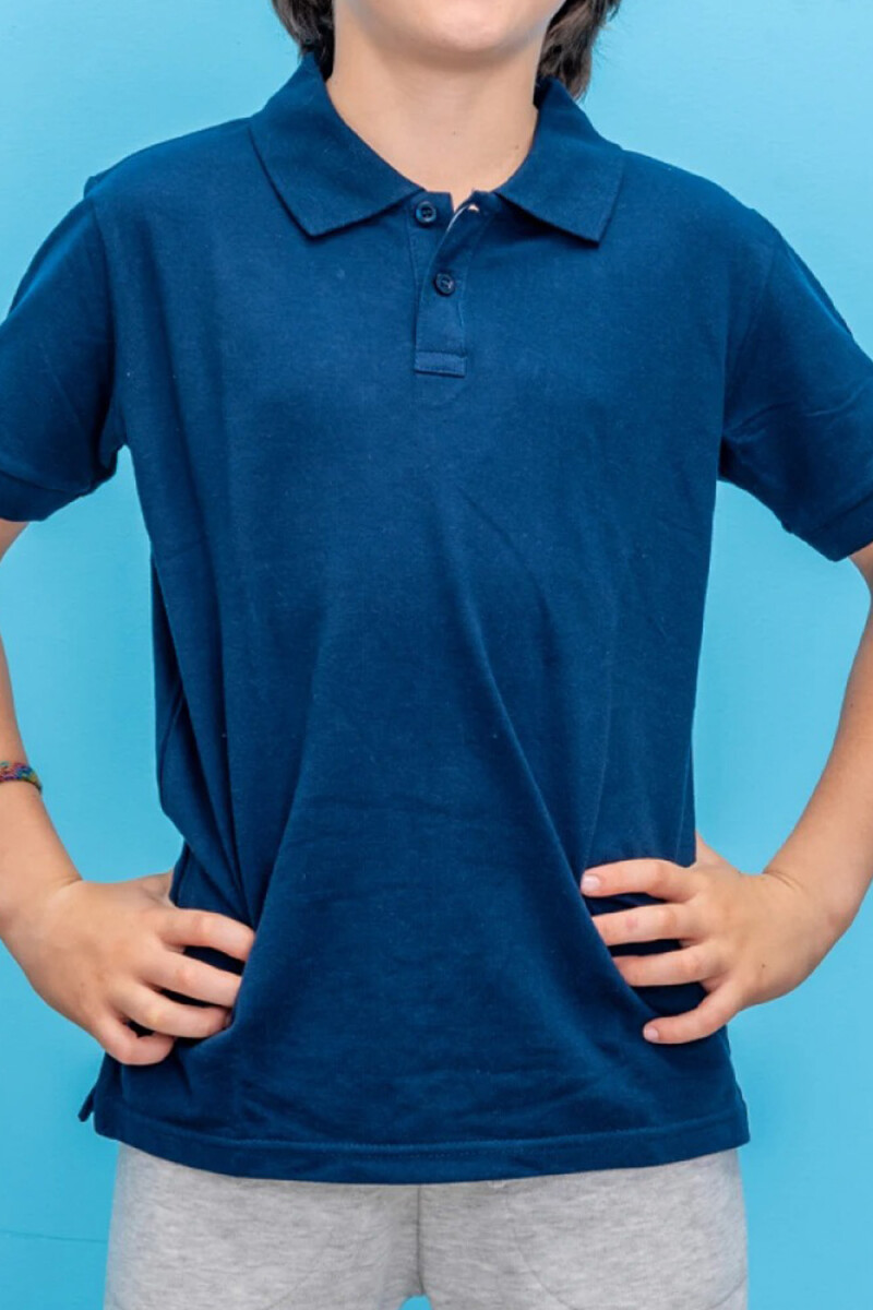 Camiseta polo - Azul 