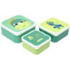 Set x3 tupper animales BUBA dino bubazoo