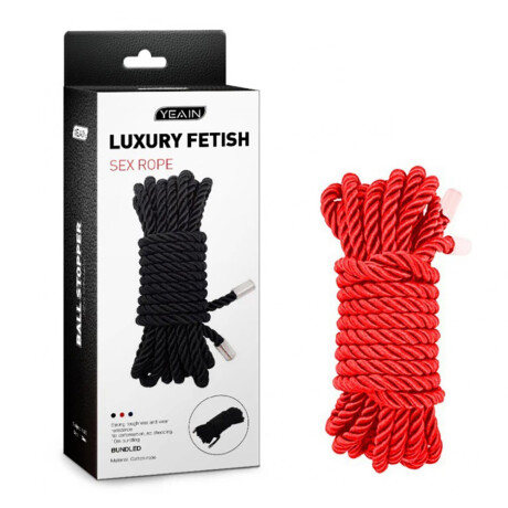 Cuerda BDSM Luxury Fetich Yeain Rojo