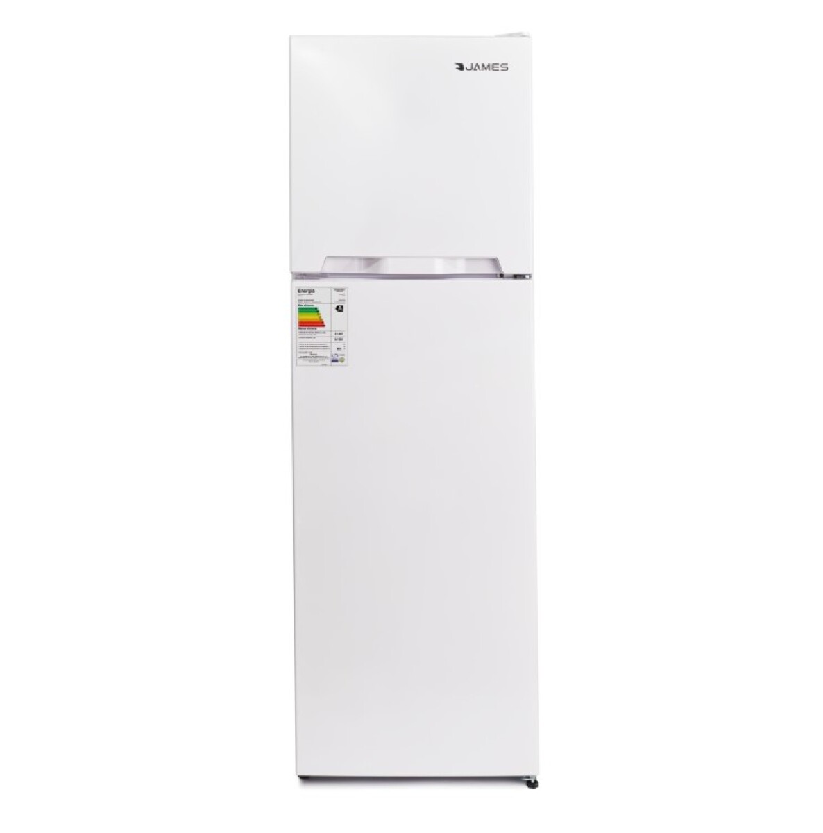 Heladera James No Frost 275L Freezer Frío Seco Blanca 2 Puertas 