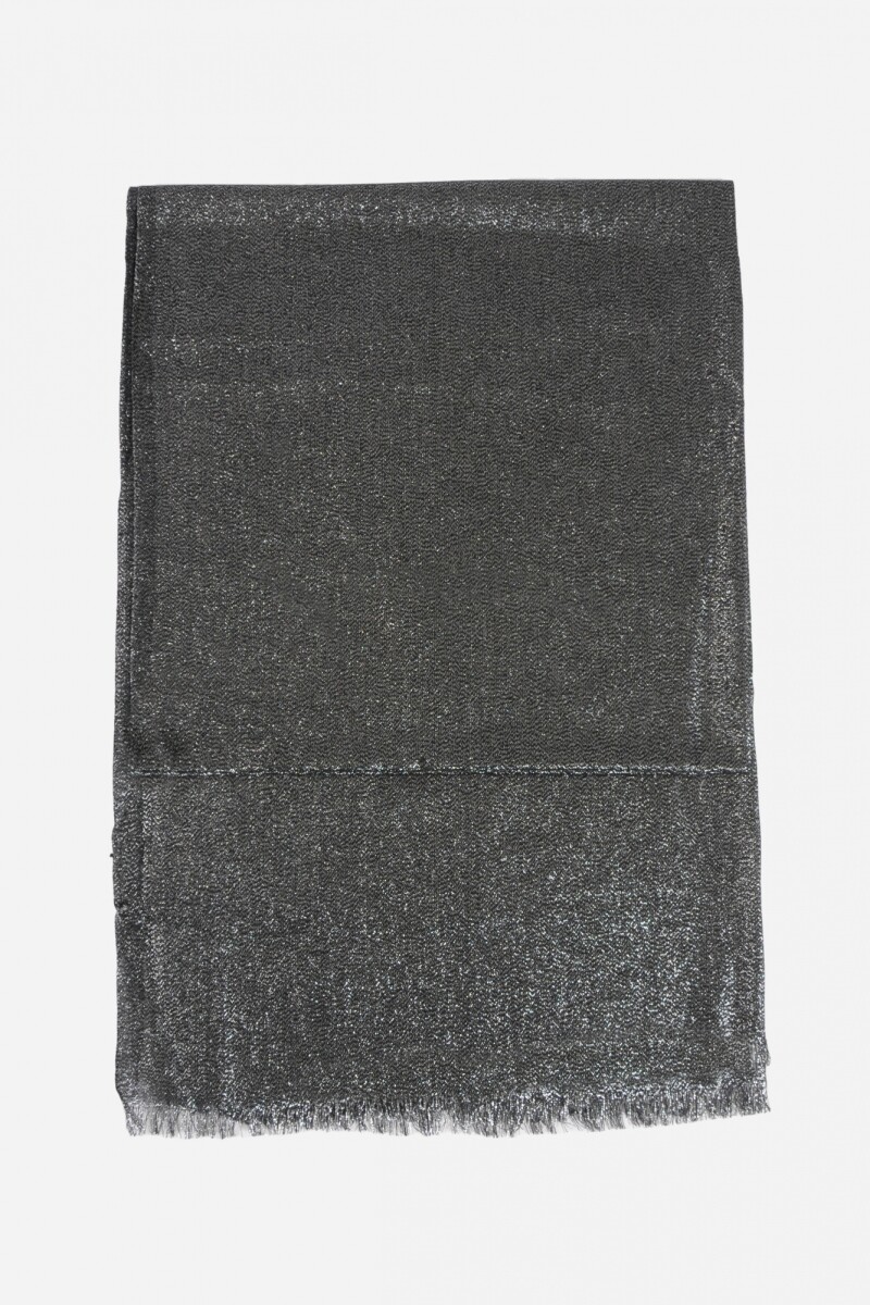 Pashmina lurex negro