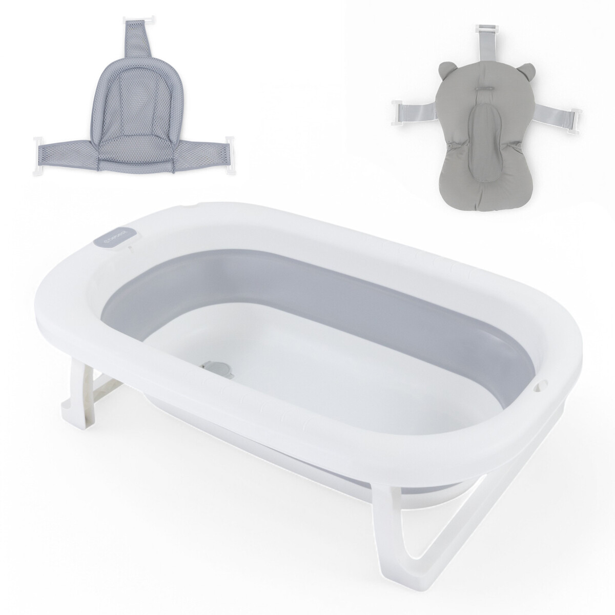 Bañera Plegable con almohadon y reductor GRIS Bebesit 