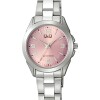 Reloj análogo Q&Q esfera rosa Modelo C05A015PY Reloj análogo Q&Q esfera rosa Modelo C05A015PY