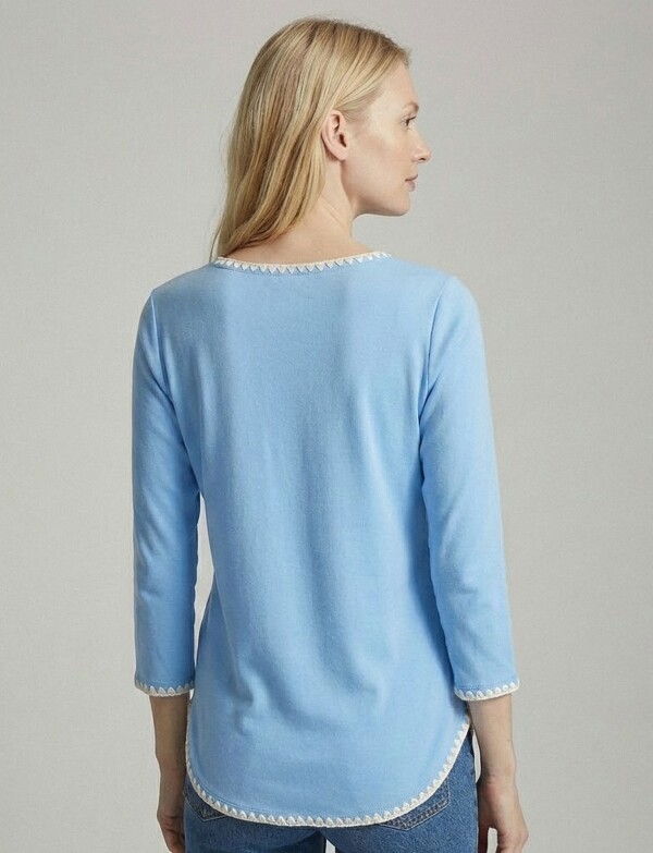 Remera Modal Vivos CELESTE/MULTI